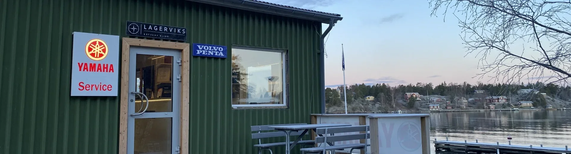 Lagerviks Båtvarv verksamhet på Blidö